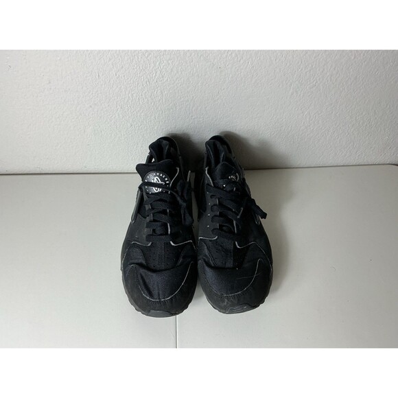 Nike Air Huarache Running Athletic Shoes Triple Black 318429-003 Men Size 8 - Picture 1 of 7